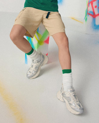 04556-199-M | MEN'S PALLAEIFFEL SNEAKERS | WT/GY/WT