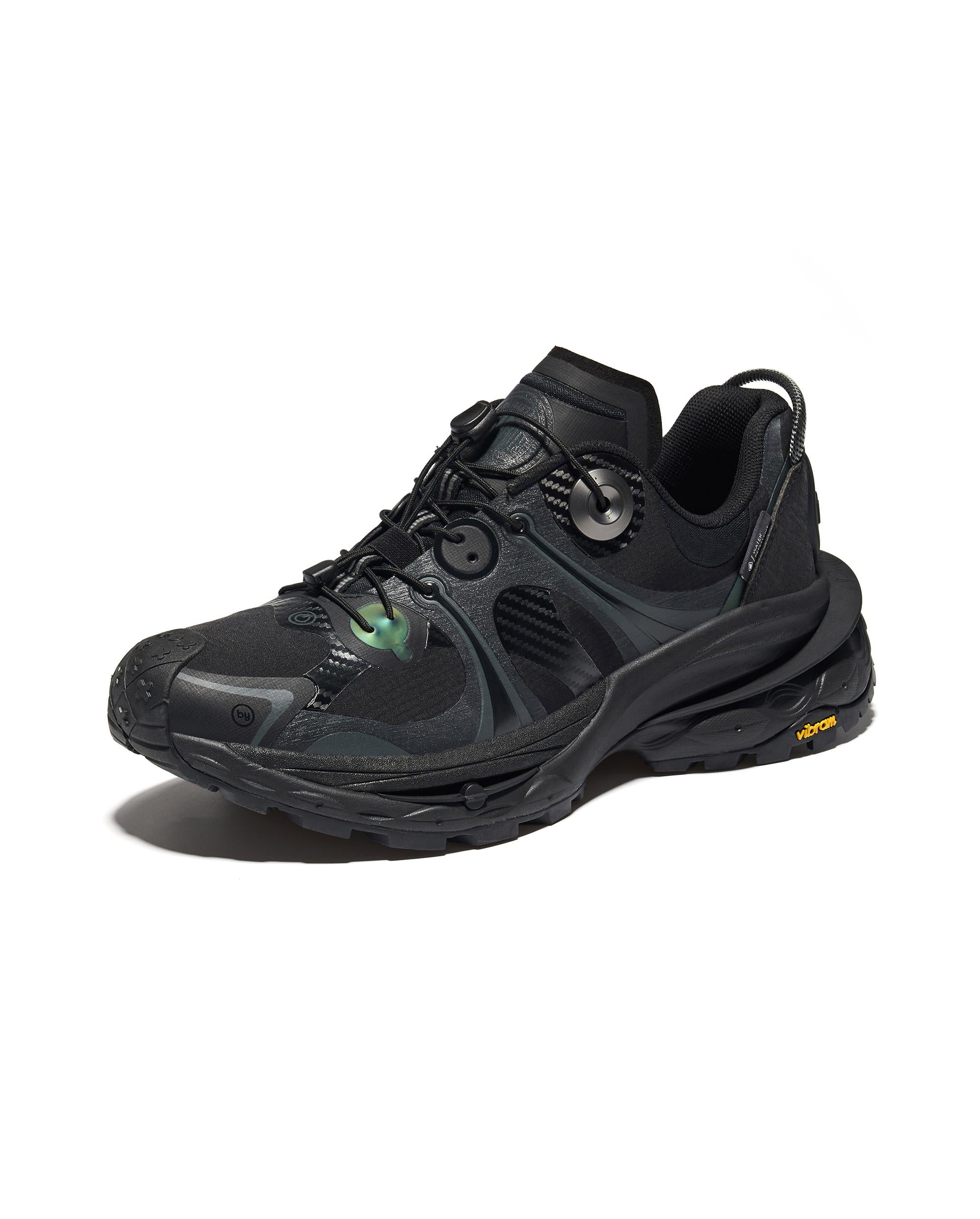09428-001-M | MEN'S PALLALOOP WATER REPELLENT SNEAKERS | BK/BK
