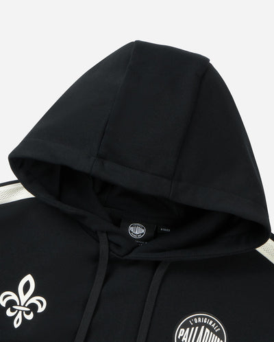 1010449-032 | MEN'S VINTAGE SIDE TAPED LOOSE FIT COTTON HOODIE | TAP SHOE
