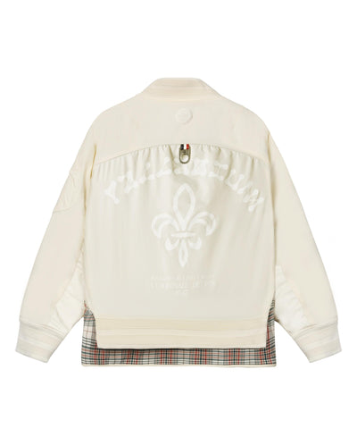 1010571-232 | MEN'S PALLADIUM LOGO LAYERED BOMBER JACKET | VANILLA ICE