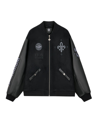 1010609-032 | MEN'S PALLADIUM LOGO COLOR BLOCKS VARSITY JACKET | TAP SHOE