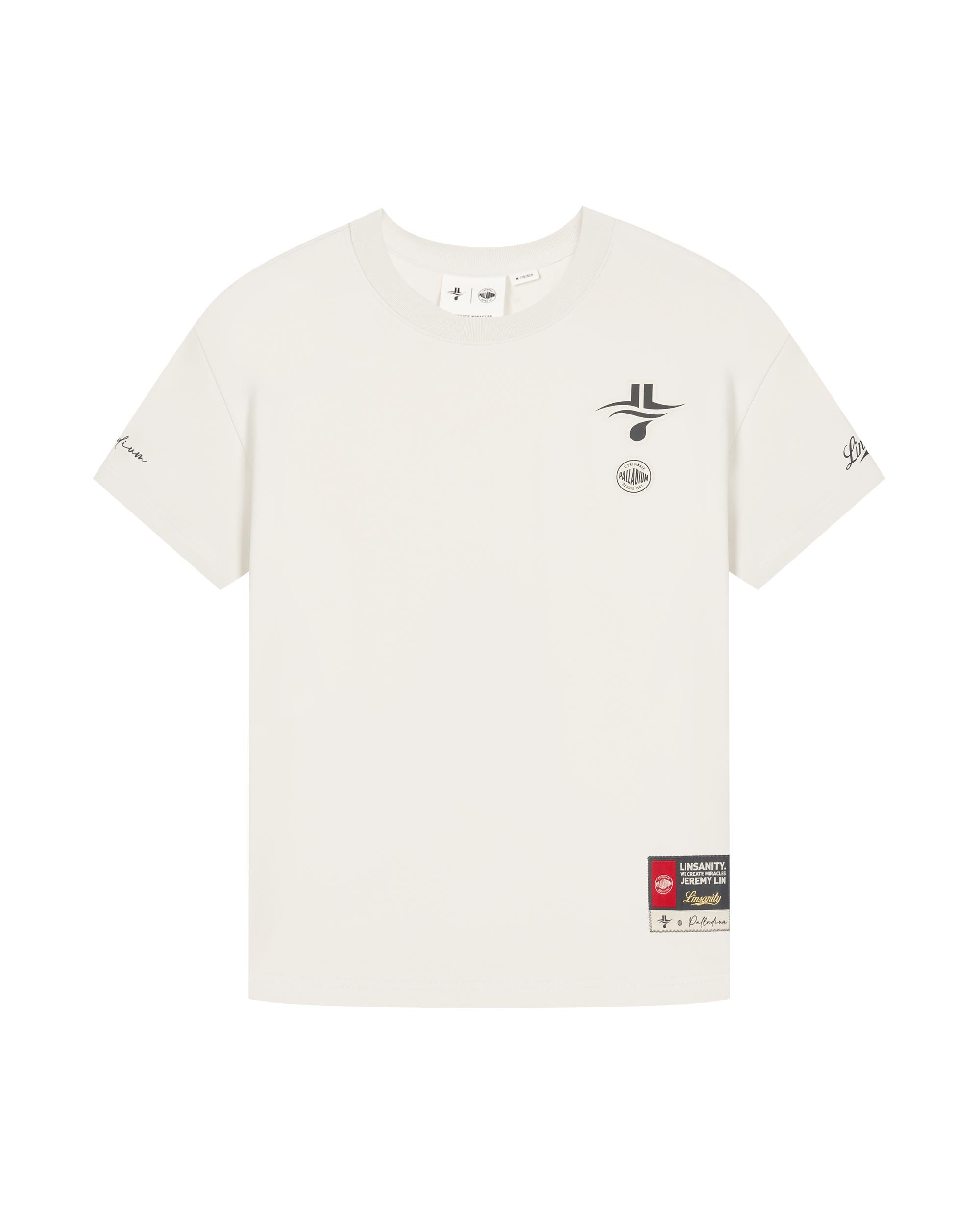 1011217-233 | MEN'S PALLADIUM X JEREMY LIN LINSANITY T-SHIRT | BONE WHITE