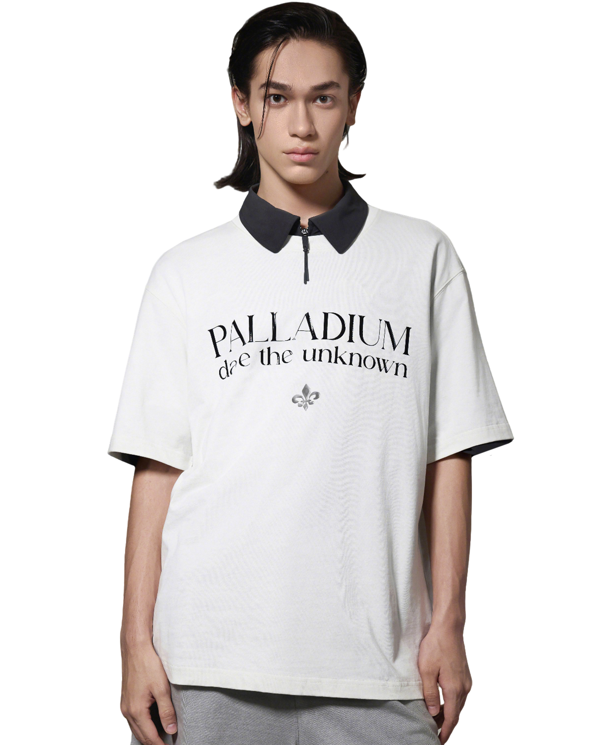 1011316-262 | MEN'S PALLADIUM LOGO LOOSE FIT T-SHIRT | MARSHMALLOW