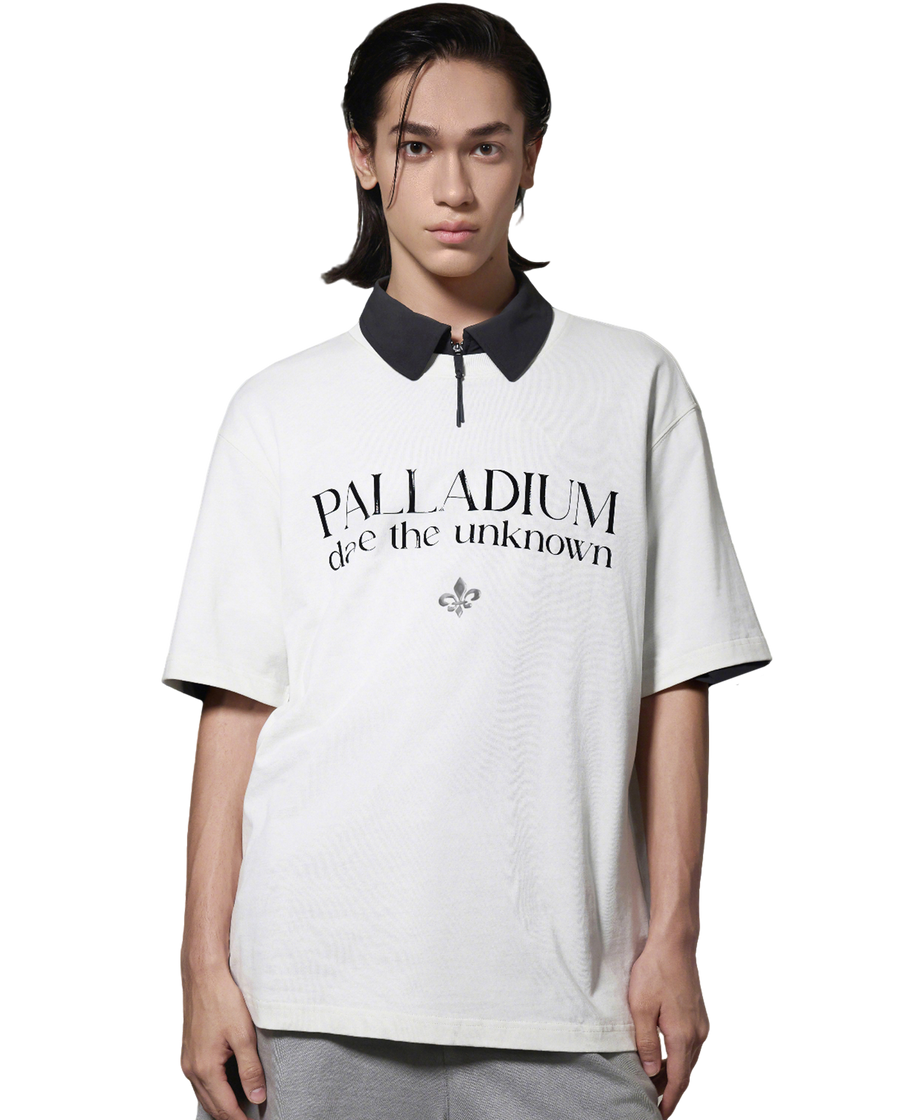 1011316-262 | MEN'S PALLADIUM LOGO LOOSE FIT T-SHIRT | MARSHMALLOW