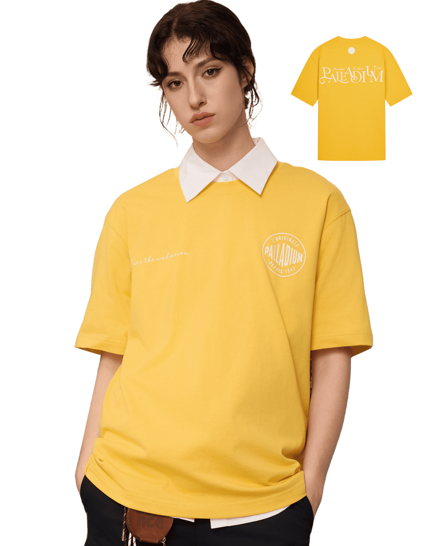 1011346-705 | MEN'S PALLADIUM LOGO LOOSE FIT T-SHIRT | SOLAR POWER
