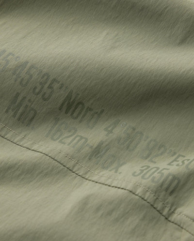 1011529-309 | MEN'S LOOSE FIT DROPPED SHOULDERS T-SHIRT | OLIVE GREEN