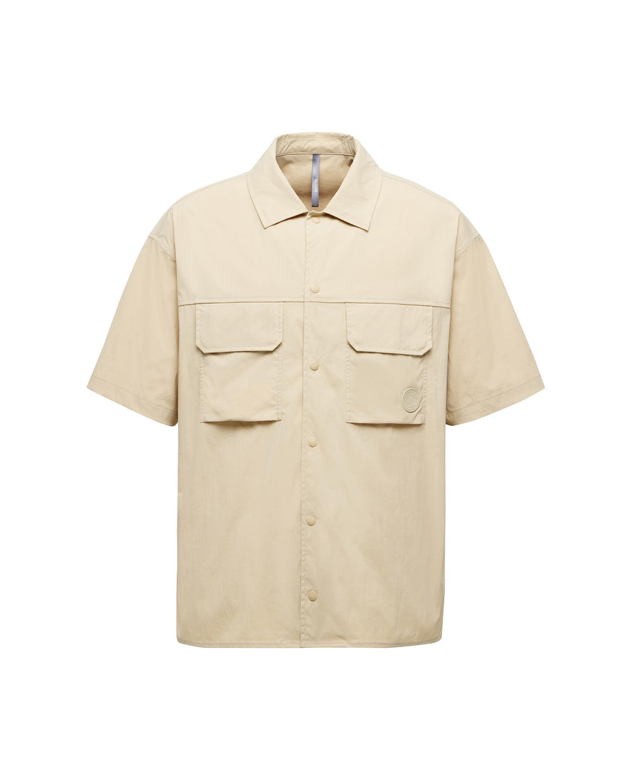 1011531-264 | MEN'S DROPPED SHOULDERS SHORT SLEEVES SHIRT | CHALK