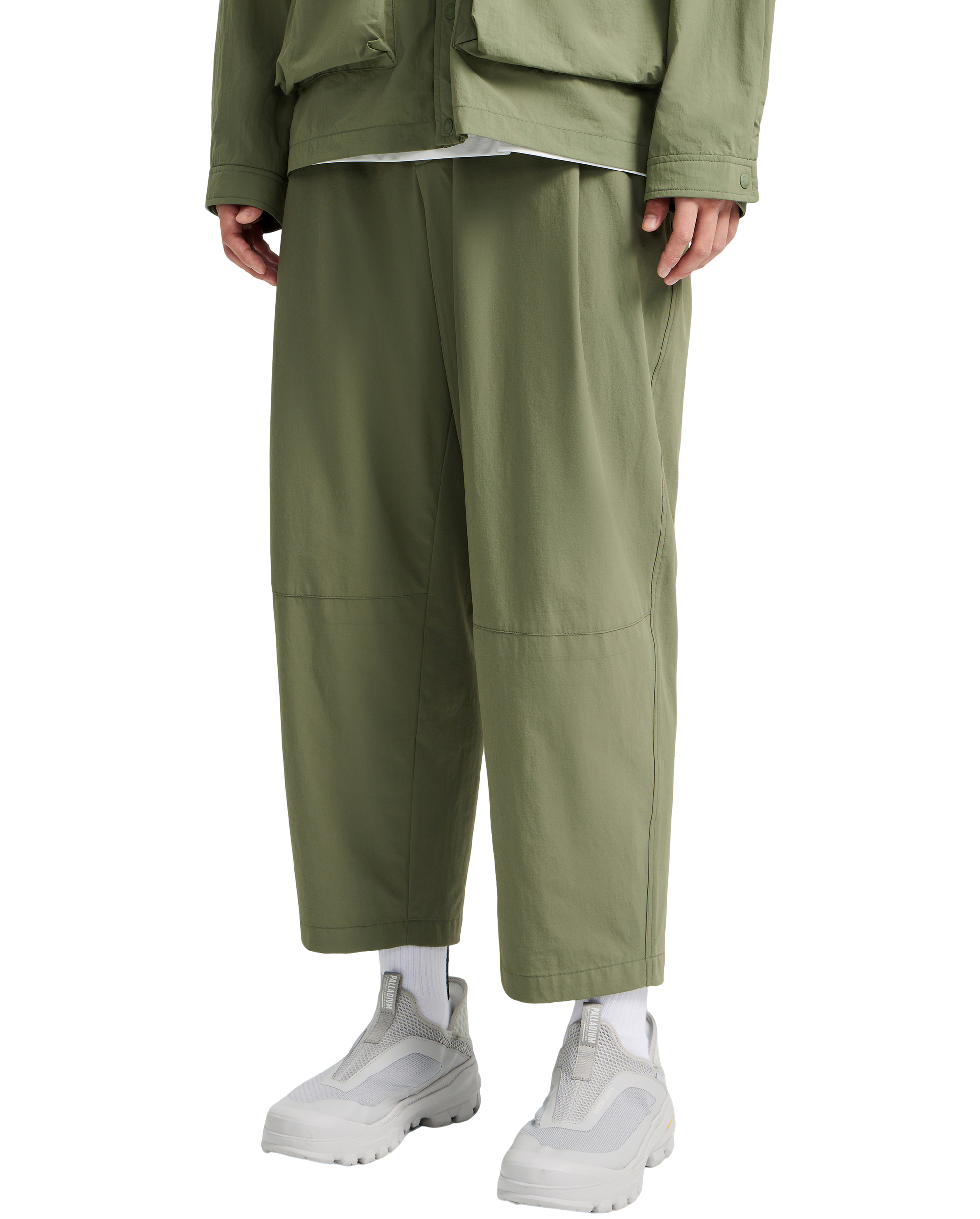 1011534-309 | MEN'S BARREL LEG PANTS | OLIVE GREEN
