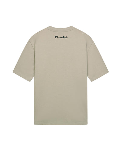 1011787-031 | MEN'S SCHNAUZER LOGO LOOSE FIT COTTON T-SHIRT | FLINT GRAY