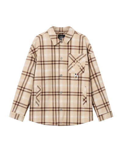 1011823-160 | MEN'S IRIS LOGO CHECKED POCKET JACKET | LTH CO PLAID