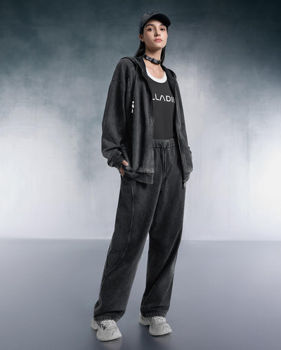 1011843-032 | MEN'S IRIS LOGO LOOSE FIT WASHED COTTON JACKET | TAP SHOE