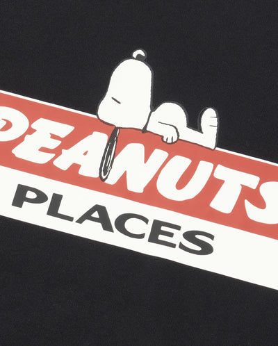 1012426-032 | PALLADIUM X SNOOPY LOGO LOOSE FIT COTTON T-SHIRT | TAP SHOE
