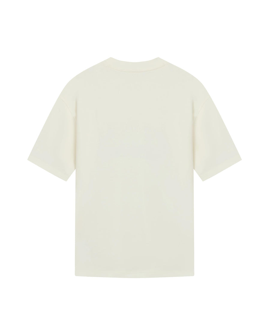 1012426-262 | PALLADIUM X SNOOPY LOGO LOOSE FIT COTTON T-SHIRT | MARSHMALLOW