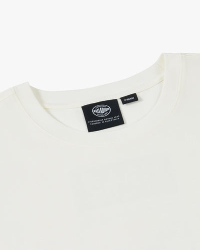 1012765-262 | MEN'S IRIS LOGO LOOSE FIT COTTON T-SHIRT | MARSHMALLOW