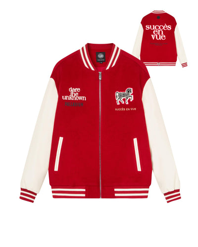 1012773-603 | MEN'S CNY THEME LOGO OVERSIZE WOOL-BLEND JACKET | EMBOLDENED