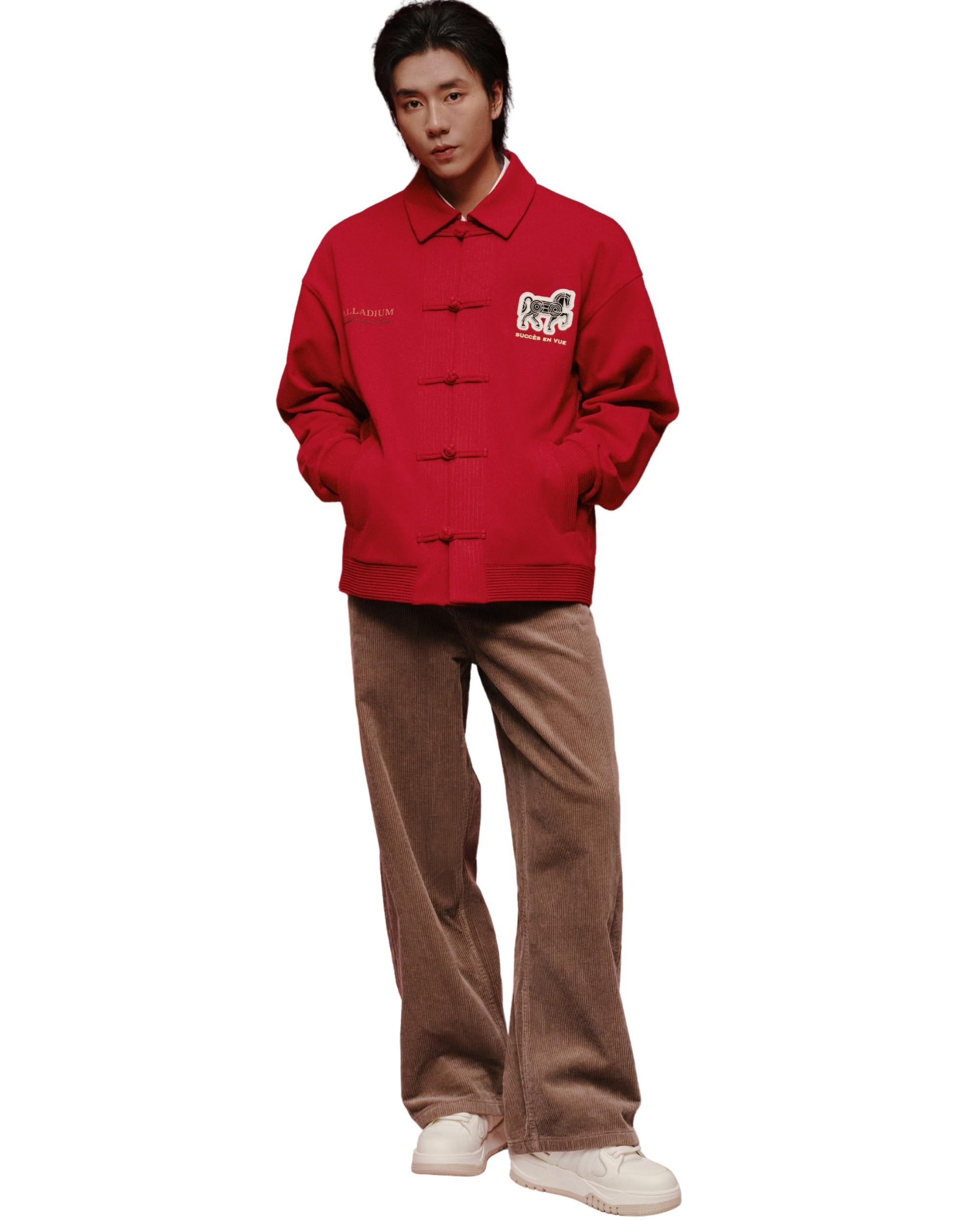 1012774-603 | MEN'S CNY HORSE THEME LOGO LOOSE FIT JACKET | EMBOLDENED