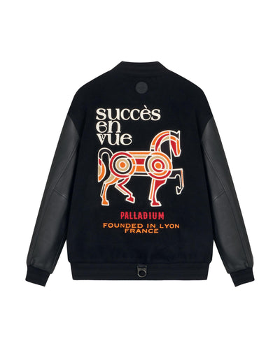 1012776-032 | MEN'S CNY THEME LOGO OVERSIZE WOOL-BLEND JACKET | TAP SHOE