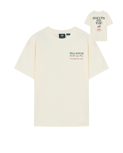 1012788-232 | MEN'S CNY THEME LOGO LOOSE FIT COTTON T-SHIRT | VANILLA ICE