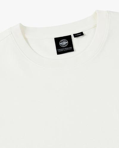 1012793-262 | MEN'S STRIPE LOOSE FIT COTTON LONG SLEEVES T-SHIRT | MARSHMALLOW