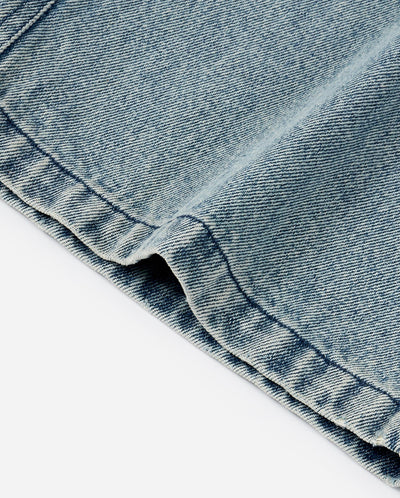 1012794-405 | MEN'S PALLADIUM LOGO WASHED DENIM JEANS | GLACIER LAKE