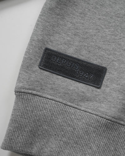 108459-034 | MEN'S PALLADIUM LOGO LOOSE FIT COTTON SWEATSHIRT | HEATHER GREY