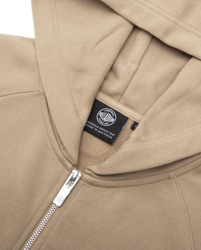 109084-270 | MEN'S LOGO LOOSE FIT COTTON HOODED JACKET | CORNSTALK