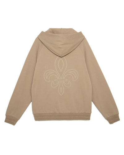 109084-270 | MEN'S LOGO LOOSE FIT COTTON HOODED JACKET | CORNSTALK