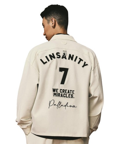 109164-232 | MEN'S PALLADIUM X JEREMY LIN LINSANITY LOGO JACKET | VANILLA ICE