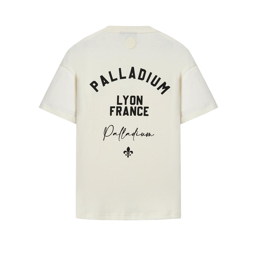 109647-262 | MEN'S VINTAGE PALLADIUM LOGO LOOSE FIT COTTON T-SH | MARSHMALLOW