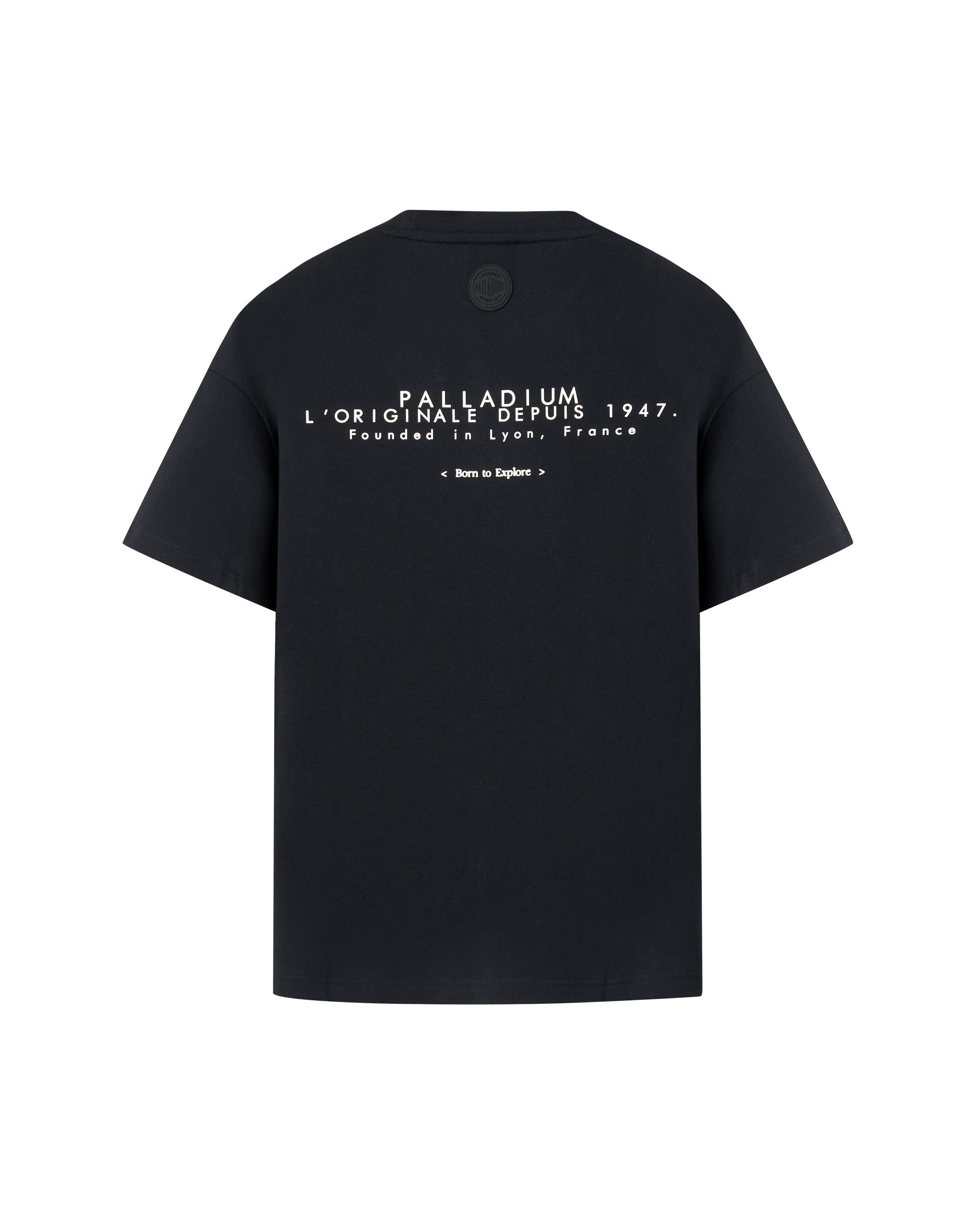 109650-032 | MEN'S IRIS THEME PRINTED LOOSE FIT COTTON T-SHIRT | TAP SHOE