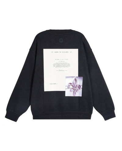 109717-032 | MEN'S PALLADIUM LOGO LOOSE FIT SWEATSHIRT | TAP SHOE