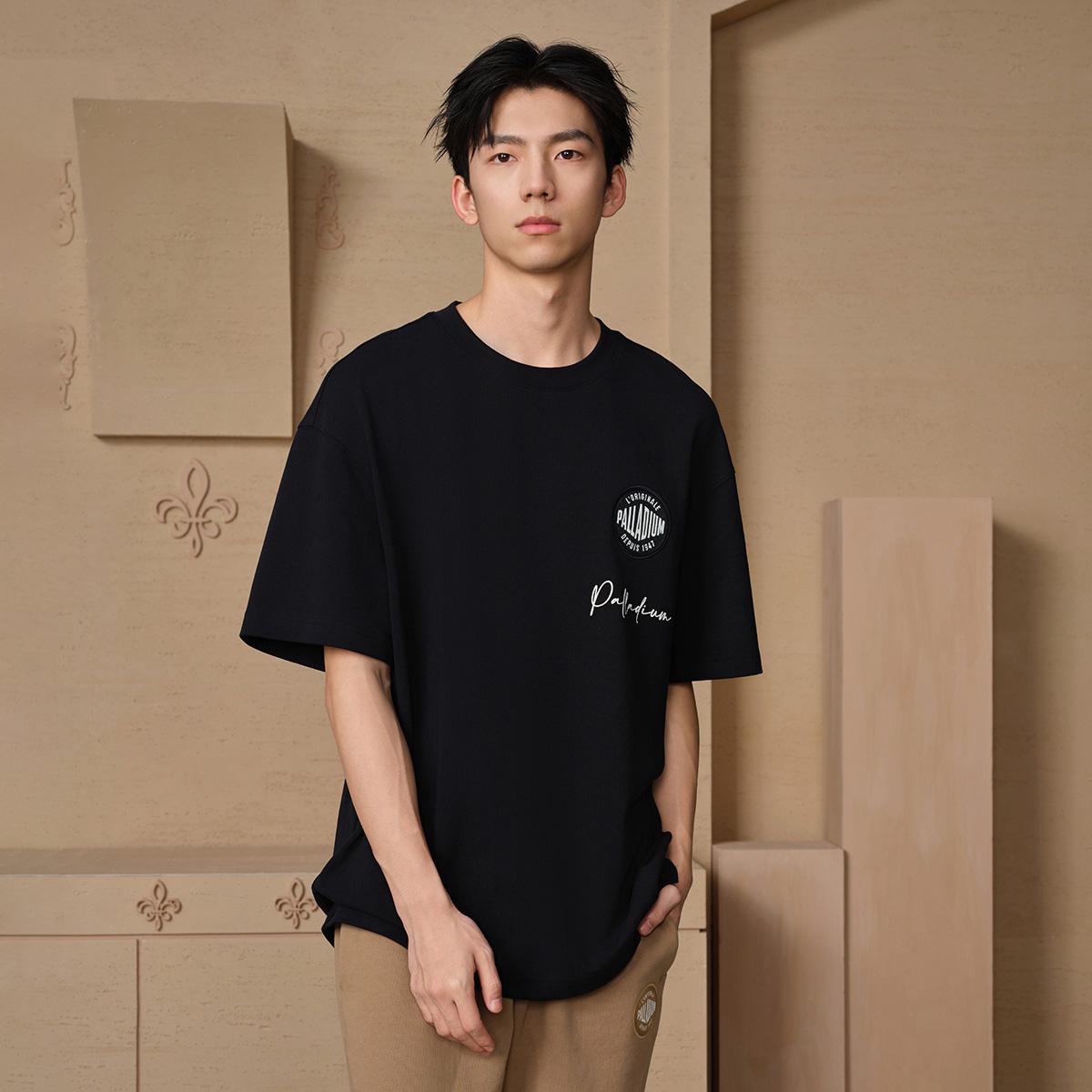 109735-032 | MEN'S VINTAGE PALLADIUM LOGO LOOSE FIT COTTON T-SH | TAP SHOE