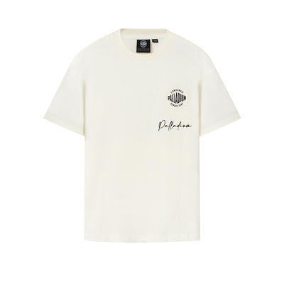 109735-262 | MEN'S VINTAGE PALLADIUM LOGO LOOSE FIT COTTON T-SH | MARSHMALLOW