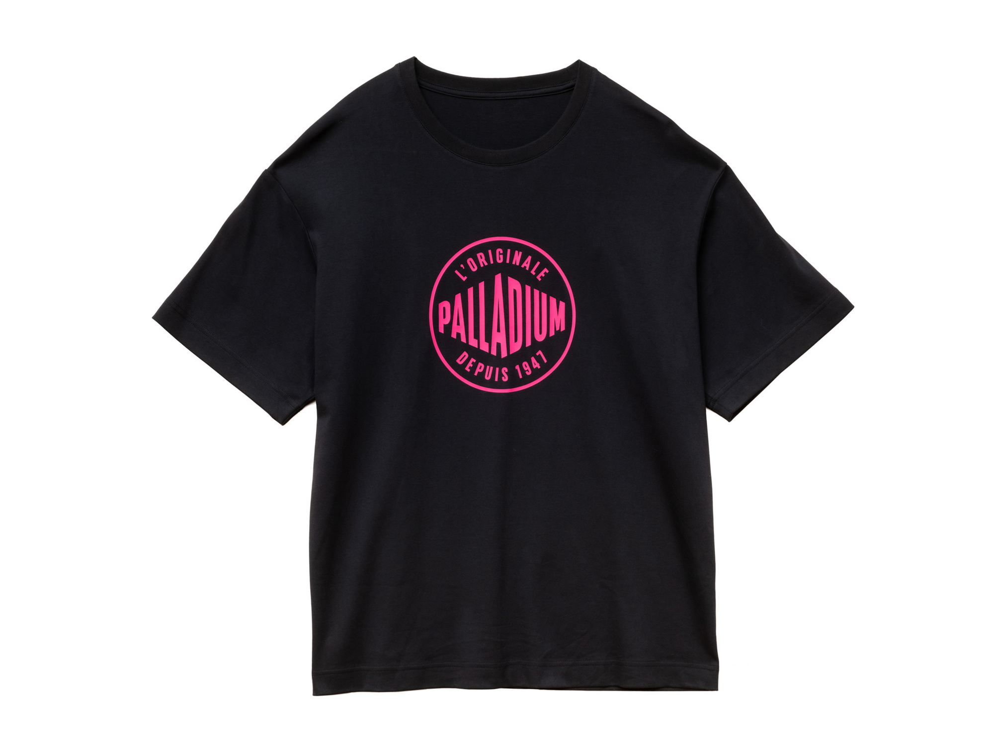 1710934-008 | UNISEX PALLADIUM FRANCE LOGO COTTON T-SHIRT | BLACK