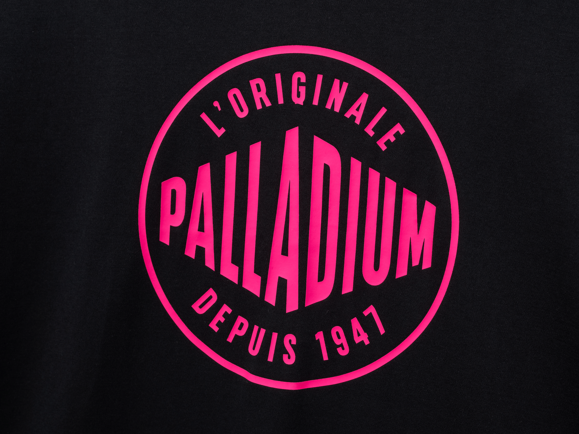1710934-008 | UNISEX PALLADIUM FRANCE LOGO COTTON T-SHIRT | BLACK