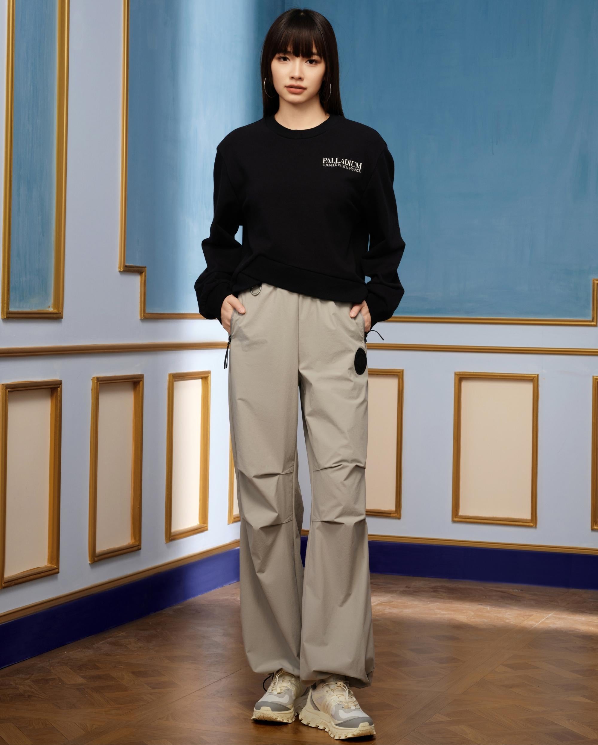 1910486-031 | WOMEN'S URBAN PALLADIUM LOGO CARGO PANTS | FLINT GRAY