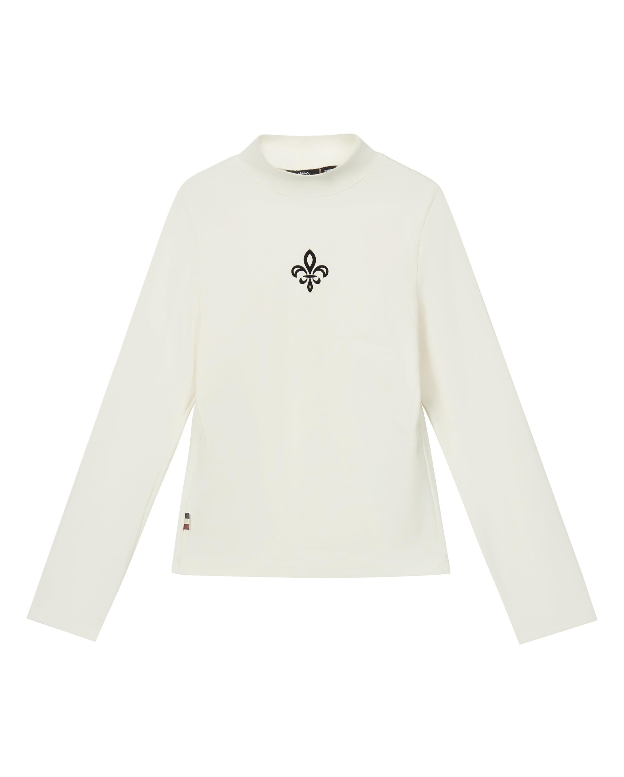 1911377-262 | WOMEN'S IRIS LOGO LONG SLEEVES T-SHIRT | MARSHMALLOW