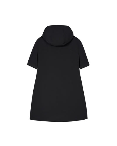 1911403-032 | WOMEN'S LOGO HALF-ZIP LOOSE FIT HOODED DRESS | TAP SHOE