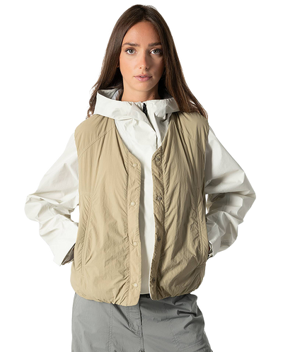 1911713-257 | WATER REPELLENT REVERSIBLE PADDED VEST JACKET | WARM SAND