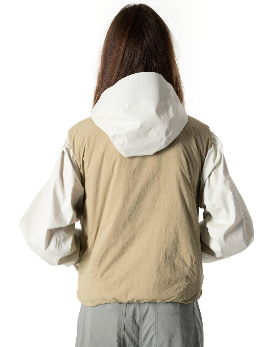 1911713-257 | WATER REPELLENT REVERSIBLE PADDED VEST JACKET | WARM SAND