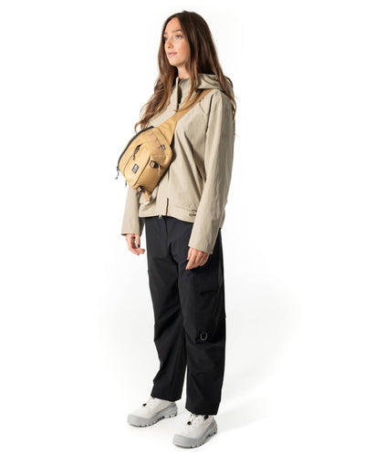 1911714-257 | WOMEN'S WATER REPELLENT WINDBREAKER HOODED JACKET | WARM SAND