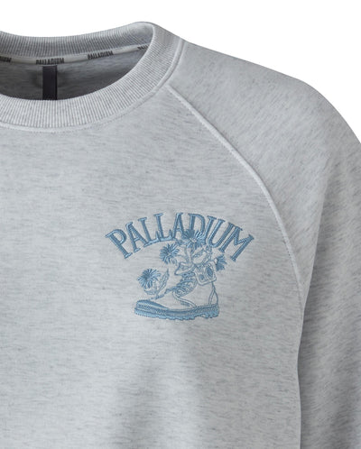 1911721-040 | WOMEN'S EMBROIDERED PALLADIUM THEME LOGO SWEATSHIR | ICEBERG