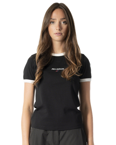 1911723-008 | WOMEN'S PALLADIUM LOGO COLOR BLOCKS T-SHIRT | BLACK