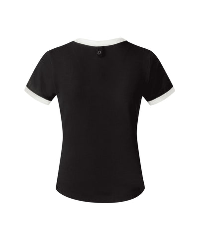 1911723-008 | WOMEN'S PALLADIUM LOGO COLOR BLOCKS T-SHIRT | BLACK