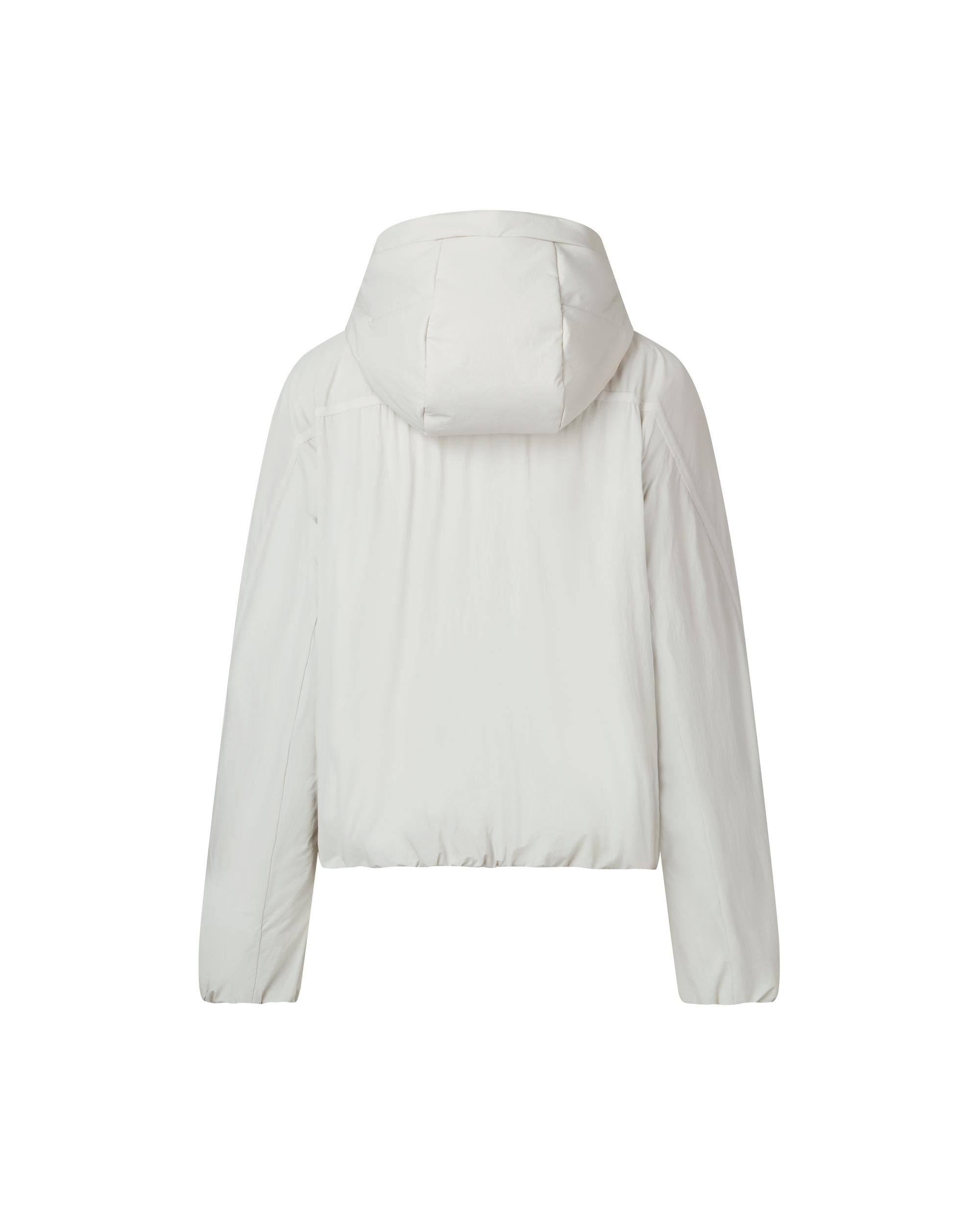 1912829-105 | WOMEN'S PALLADIUM LOGO LOOSE FIT PADDED JACKET | WHITE ONYX