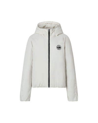 1912829-105 | WOMEN'S PALLADIUM LOGO LOOSE FIT PADDED JACKET | WHITE ONYX