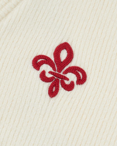 1912839-232 | WOMEN'S IRIS LOGO CNY THEME PRINTED CARDIGAN | VANILLA ICE
