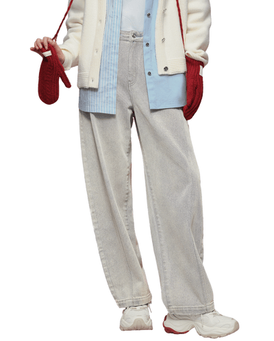 1912841-397 | WOMEN'S VINTAGE WASHED BARREL-LEG JEANS | MOUNTAIN SPRING