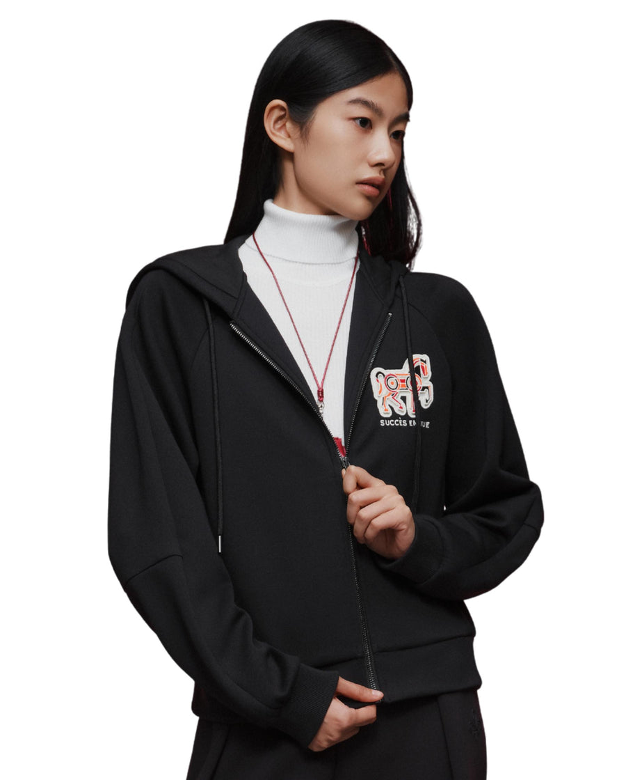 1912844-032 | WOMEN'S CNY THEME LOGO HOODED JACKET | TAP SHOE