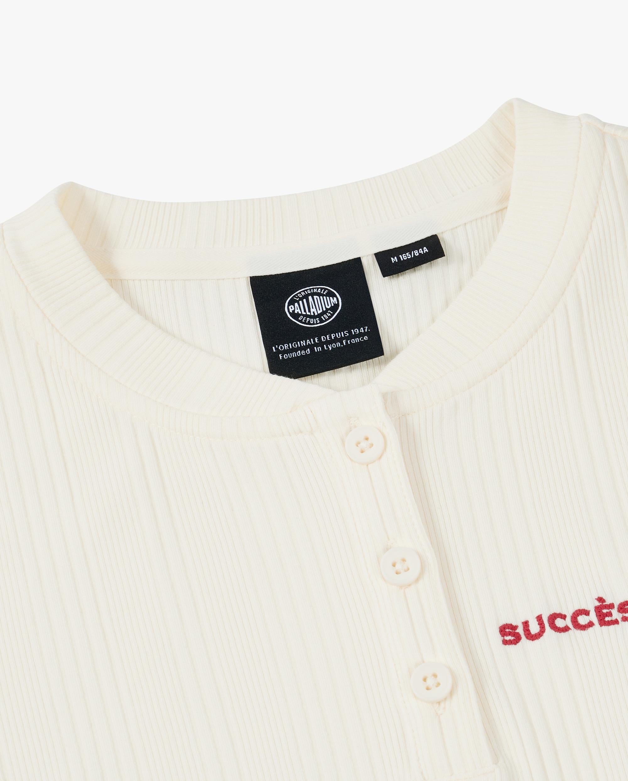 1912845-232 | WOMEN'S CNY THEME HENLEY COLLAR KNITWEAR | VANILLA ICE